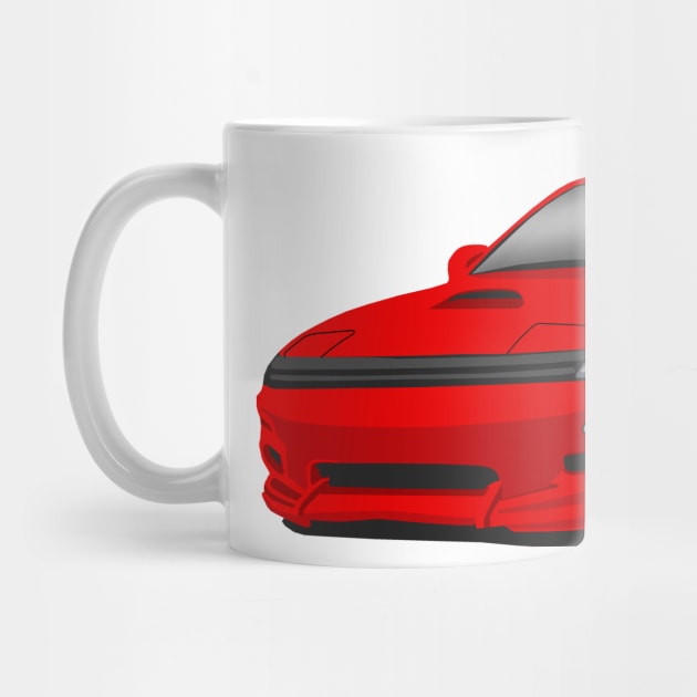 Red Toyota Celica by Rebellion Store